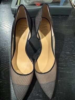✨ INC International Concepts Mesh Heels – Black – Size 8 ✨